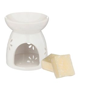 Amberblokjes/geurblokjes cadeauset - cashmere geur - inclusief geurbrander - Geurbranders