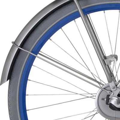 Cortina spatbordstang achter 28 milo shadow silver matt