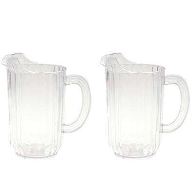 Schenkkan - 3x - kunststof - 1,4 liter - water karaf - stijlvol design