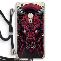 Hell Hound and Serpents: Huawei Ascend P8 Lite (2017) Transparant Hoesje met koord