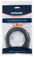 Intellinet 342032 RJ45 Netwerkkabel, patchkabel CAT 6 U/UTP 0.50 m Zwart 1 stuk(s) - thumbnail