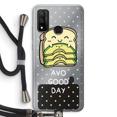 Avo Good Day: Huawei P Smart (2020) Transparant Hoesje met koord