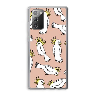 Papegaai: Samsung Galaxy Note 20 / Note 20 5G Transparant Hoesje
