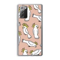 Papegaai: Samsung Galaxy Note 20 / Note 20 5G Transparant Hoesje Papegaai: Samsung Galaxy Note 20 / Note 20 5G Transparant Hoesje