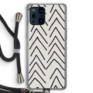 Marrakech Arrows: Oppo Find X3 Pro Transparant Hoesje met koord