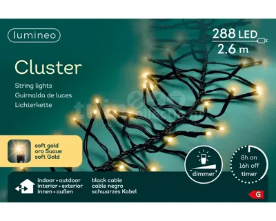 Clusterverlichting 288 LED 2,6m SG