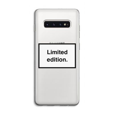 Limited edition: Samsung Galaxy S10 4G Transparant Hoesje