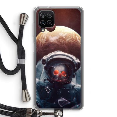 Voyager: Samsung Galaxy A12 Transparant Hoesje met koord