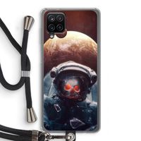 Voyager: Samsung Galaxy A12 Transparant Hoesje met koord