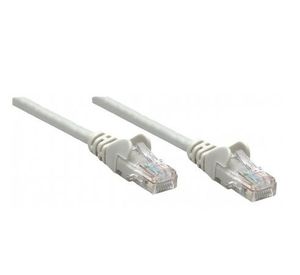 Intellinet 737296 RJ45 Netwerkkabel, patchkabel CAT 6A S/FTP 50.00 m Grijs Folie afscherming, Afscherming gevlochten, Halogeenvrij 1 stuk(s)