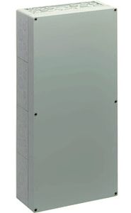 Lege opbouwbehuizing met grijze deksel 600 mm