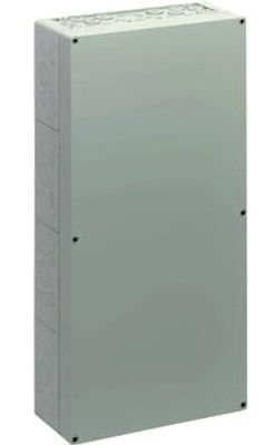 Lege opbouwbehuizing met grijze deksel 600 mm
