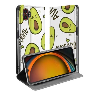 Samsung Galaxy Xcover 7 Pro Book | Wallet Case | Avocado Singing