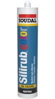 Soudal Silirub Color | Siliconenkit | Blank Aluminium Ral 9006 | 300 ml - 106735