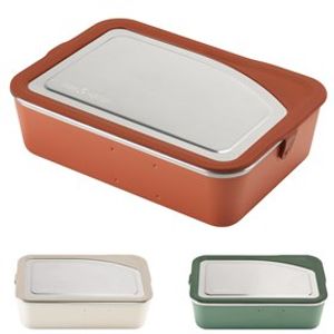 Big Meal Box Rise Lekdicht Plasticvrij met Verdeler 23x16x6,5