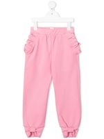 WAUW CAPOW by BANGBANG pantalon de jogging à bords volantés - Rose