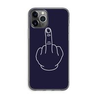 F**k U: iPhone 11 Pro Max Transparant Hoesje
