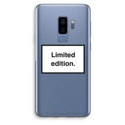 Limited edition: Samsung Galaxy S9 Plus Transparant Hoesje