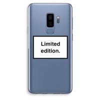 Limited edition: Samsung Galaxy S9 Plus Transparant Hoesje