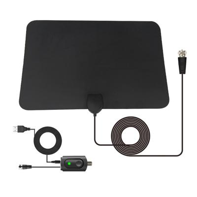 EEN-1003 5dBi/25dBi binnen HDTV-antenne VHF170-230/UHF470-862MHz(Black)