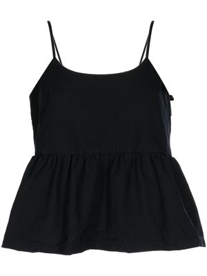 Comme Des Garçons Comme Des Garçons haut sans manches à taille péplum - Bleu