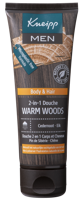 Kneipp Men Body & Hair 2-in-1 Douche Warm Woods Cedernoot Eik