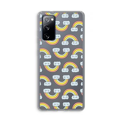 Regenboog: Samsung Galaxy S20 FE / S20 FE 5G Transparant Hoesje