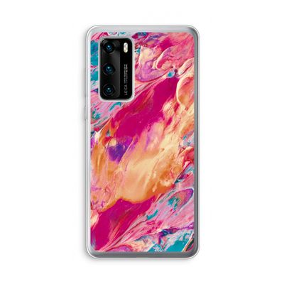 Pastel Echoes: Huawei P40 Transparant Hoesje