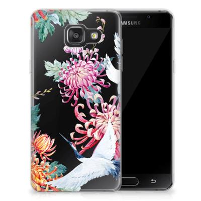 Samsung Galaxy A3 2016 | TPU Hoesje | Bird Flowers
