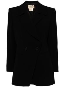 Hermès Pre-Owned veste à boutonnière croisée (années 1990-2000) - Noir