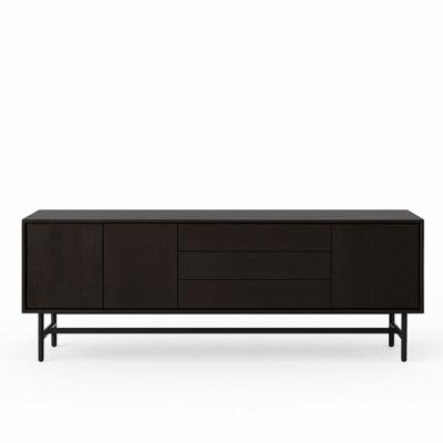 Haluta - Dressoir Belvio - 205x75x42 - Zwart