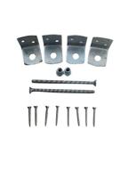 Waelbers Uni beslag set bout l100mm schroeven gegalvaniseerd