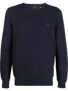 Polo Ralph Lauren pull à logo brodé - Bleu