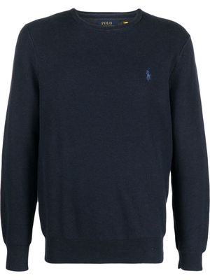 Polo Ralph Lauren pull à logo brodé - Bleu