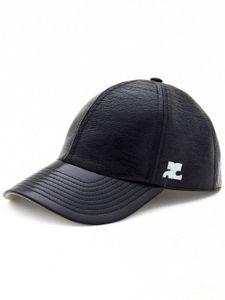 Courrèges casquette à patch logo - Noir