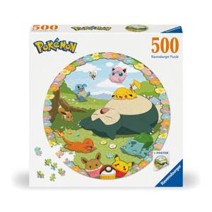 Ravensburger ronde puzzel Pokémon - Ronde - 500 stukjes