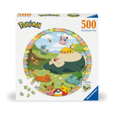 Ravensburger ronde puzzel Pokémon - Ronde - 500 stukjes