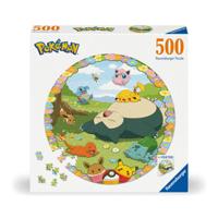 Ravensburger ronde puzzel Pokémon - Ronde - 500 stukjes