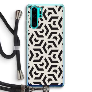 Crazy pattern: Huawei P30 Pro Transparant Hoesje met koord