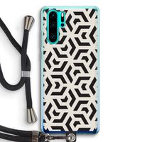 Crazy pattern: Huawei P30 Pro Transparant Hoesje met koord