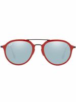 Ray-Ban lunettes de soleil RB4369M à monture aviateur - Rouge - thumbnail