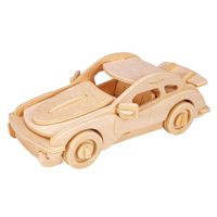 Eureka Gepetto&apos;s workshop houten bouwpakket 3d - sportauto
