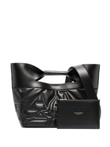 Alexander McQueen sac cabas à design matelassé - Noir