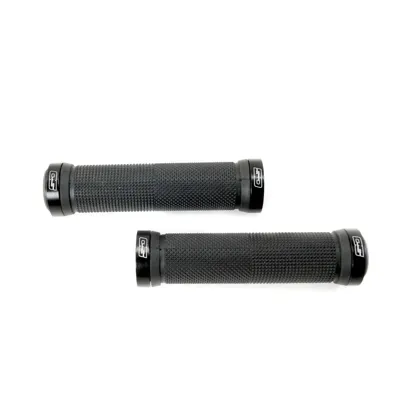 BMX / MTB Loc-On Grip handvatten - 130mm - Zwart