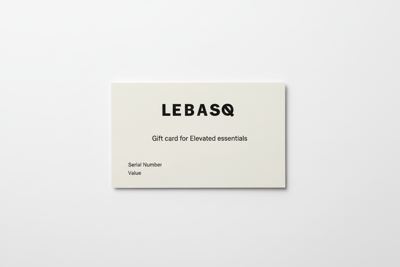 LEBASQ Gift Card - A gift that fits