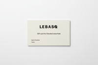 LEBASQ Gift Card - A gift that fits