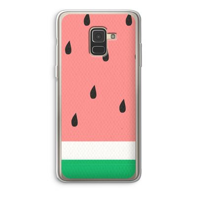 Watermeloen: Samsung Galaxy A8 (2018) Transparant Hoesje