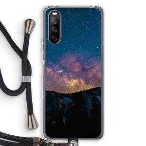 Travel to space: Sony Sony Xperia 10 III Transparant Hoesje met koord