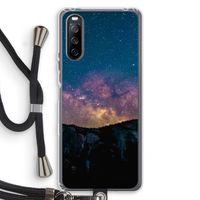 Travel to space: Sony Sony Xperia 10 III Transparant Hoesje met koord