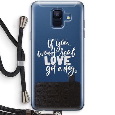 Partner in crime: Samsung Galaxy A6 (2018) Transparant Hoesje met koord